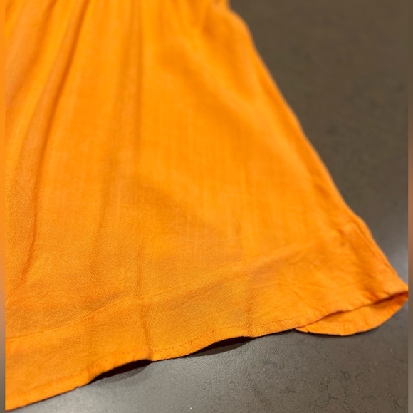 Lush Orange Romper Sz: S - Picture 4 of 7
